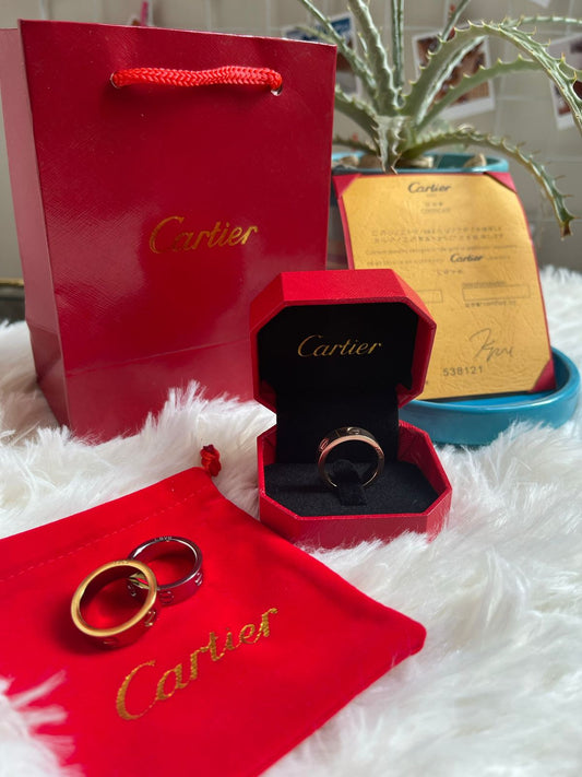Cartier Love Ring With Complete Packaging
